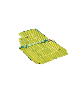 Tennis Match Duel Vinyl Car Decal Sticker – Waterproof & UV-Resistant 8.213333333333333"