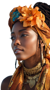 African Beauty Portrait V4 Vinyl Car Decal Sticker – Waterproof & UV-Resistant 4.8533333333333335"