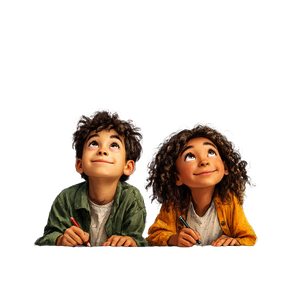 Drawing Together Vinyl Car Decal Sticker – Waterproof & UV-Resistant 3.4133333333333336"
