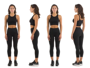 Athletic Woman Portrait V6 Vinyl Car Decal Sticker – Waterproof & UV-Resistant 6.1866666666666665"
