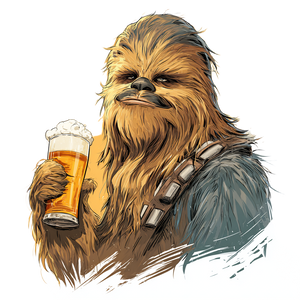 Chewbacca With Beer Vinyl Car Decal Sticker – Waterproof & UV-Resistant 6.826666666666667" Chewbacca With Beer Vinyl Car Decal Sticker – Waterproof & UV-Resistant 6.826666666666667"