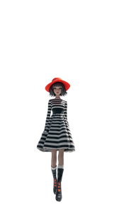 Surreal Comic Doll Vinyl Car Decal Sticker – Waterproof & UV-Resistant 4.8533333333333335"