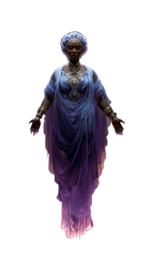 Radiant Priestess Vinyl Car Decal Sticker – Waterproof & UV-Resistant 9.706666666666667"