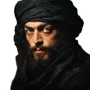 Mysterious Arab Man V2 Vinyl Car Decal Sticker – Waterproof & UV-Resistant 6.826666666666667"