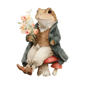 Victorian Toad Vinyl Car Decal Sticker – Waterproof & UV-Resistant 3.4133333333333336" Victorian Toad Vinyl Car Decal Sticker – Waterproof & UV-Resistant 3.4133333333333336"