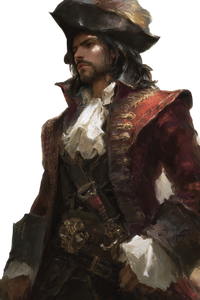 Pirate Captain V24 Vinyl Car Decal Sticker – Waterproof & UV-Resistant 8.96"