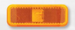 Optronics MC44 SERIES Clearance Light | 4" Rectangular Amber Lens | Reflex Lens | Surface Mount | 0.4A 12.8V DC Optronics MC44 SERIES Clearance Light | 4" Rectangular Amber Lens | Reflex Lens | Surface Mount | 0.4A 12.8V DC