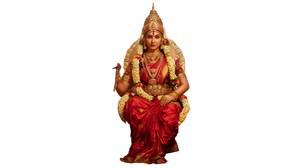 Divine Mariamman Throne Vinyl Car Decal Sticker – Waterproof & UV-Resistant 5.4