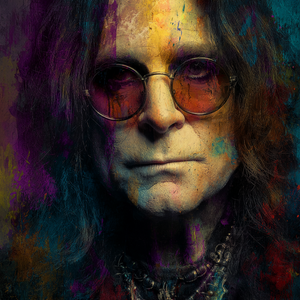 Ozzy Osbourne Portrait V4 Vinyl Car Decal Sticker – Waterproof & UV-Resistant 3.4133333333333336"