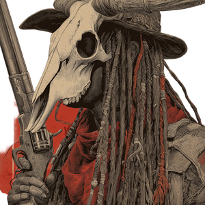 Wild West Slasher Vinyl Car Decal Sticker – Waterproof & UV-Resistant 6.826666666666667"