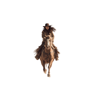 Desert Cowgirl Vinyl Car Decal Sticker – Waterproof & UV-Resistant 6.826666666666667" Desert Cowgirl Vinyl Car Decal Sticker – Waterproof & UV-Resistant 6.826666666666667"