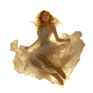 Celestial Book Goddess Vinyl Car Decal Sticker – Waterproof & UV-Resistant 3.4133333333333336"