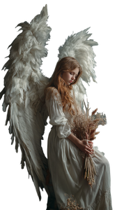 Kind Angel Vinyl Car Decal Sticker – Waterproof & UV-Resistant 4.8533333333333335"