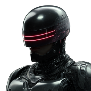 Futuristic Robocop V2 Vinyl Car Decal Sticker – Waterproof & UV-Resistant 3.4133333333333336"