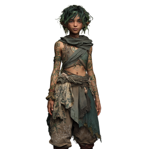 Wild Halfling Druid Vinyl Car Decal Sticker – Waterproof & UV-Resistant 3.4133333333333336"