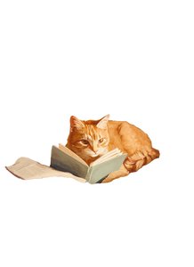 Reading Cat V28 Vinyl Car Decal Sticker – Waterproof & UV-Resistant 4.266666666666667"