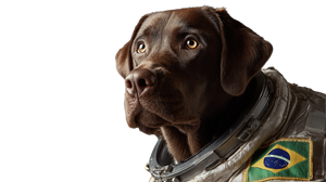 Astronaut Lab Dog V2 Vinyl Car Decal Sticker – Waterproof & UV-Resistant 5.4