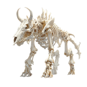 Colossal Bone Beast Vinyl Car Decal Sticker – Waterproof & UV-Resistant 3.4133333333333336"