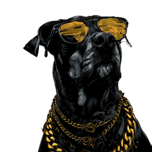 Gangsta Dog Vinyl Car Decal Sticker – Waterproof & UV-Resistant 3.4133333333333336" Gangsta Dog Vinyl Car Decal Sticker – Waterproof & UV-Resistant 3.4133333333333336"