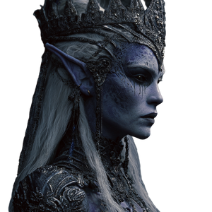Dark Elves Queen Vinyl Car Decal Sticker – Waterproof & UV-Resistant 3.4133333333333336"