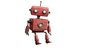 Friendly Robot V5 Vinyl Car Decal Sticker – Waterproof & UV-Resistant 5.4