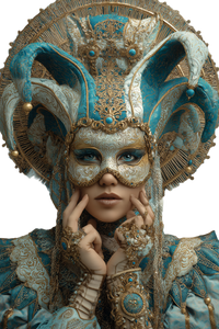 Fantasy Jester Woman Vinyl Car Decal Sticker – Waterproof & UV-Resistant 4.4
