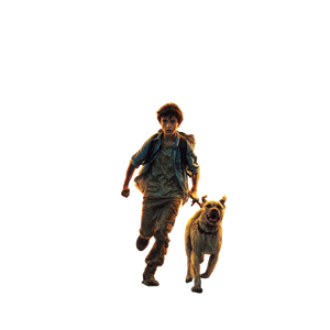 Zombie Chase Horror Vinyl Car Decal Sticker – Waterproof & UV-Resistant 3.4133333333333336"