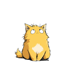 Lazy Anime Cat Vinyl Car Decal Sticker – Waterproof & UV-Resistant 6.826666666666667"