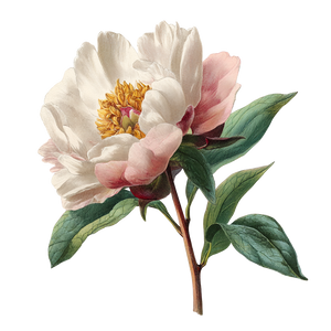 Vintage Botanical Flower V2 Vinyl Car Decal Sticker – Waterproof & UV-Resistant 3.4133333333333336"