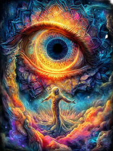 Cosmic Transformation Portal Vinyl Car Decal Sticker – Waterproof & UV-Resistant 8.213333333333333"