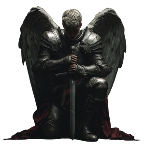 Knight With Wings V3 Vinyl Car Decal Sticker – Waterproof & UV-Resistant 3.4133333333333336"