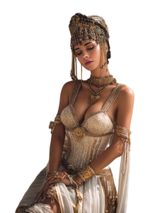 Ancient Costume Beauty Vinyl Car Decal Sticker – Waterproof & UV-Resistant 4.1066666666666665"