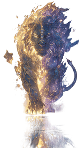 Lion Of Duality V2 Vinyl Car Decal Sticker – Waterproof & UV-Resistant 9.706666666666667"