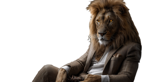 Majestic Lion Vlogger Vinyl Car Decal Sticker – Waterproof & UV-Resistant 5.4