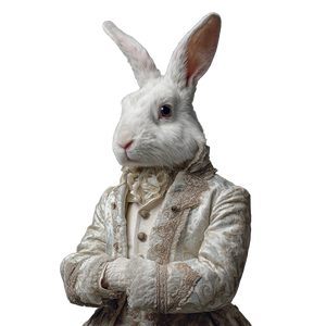 White Rabbit V11 Vinyl Car Decal Sticker – Waterproof & UV-Resistant 6.826666666666667"