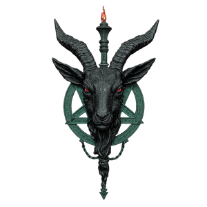 Satanic Goat Head V4 Vinyl Car Decal Sticker – Waterproof & UV-Resistant 3.4133333333333336"