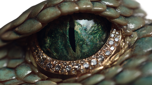 Snake-Eye Jewelry Vinyl Car Decal Sticker – Waterproof & UV-Resistant 2.72"