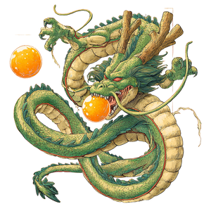 Shenron With Dragon Ball Vinyl Car Decal Sticker – Waterproof & UV-Resistant 3.4133333333333336"