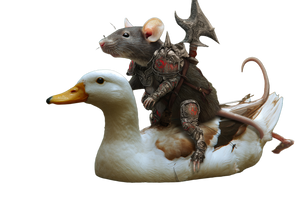 Armored Rat Rider Vinyl Car Decal Sticker – Waterproof & UV-Resistant 5.97333333333333