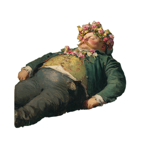 Burlesque Flower Crown Vinyl Car Decal Sticker – Waterproof & UV-Resistant 3.4133333333333336"