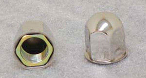 Silver Single Lug Nut Cover | Fits Phoenix USA NF98/ NF10/ NDT165/ NG18 Simulator | USA Made Quality