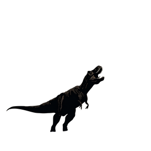 Roaring Tyrannosaurus V2 Vinyl Car Decal Sticker – Waterproof & UV-Resistant 3.4133333333333336"