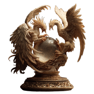 Dragon Vs Phoenix Vinyl Car Decal Sticker – Waterproof & UV-Resistant 3.4133333333333336"