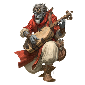 Githyanki Bard Vinyl Car Decal Sticker – Waterproof & UV-Resistant 3.4133333333333336"