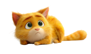 Injured Pixar Cat Vinyl Car Decal Sticker – Waterproof & UV-Resistant 2.8266666666666667"