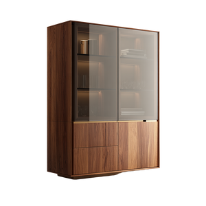 Modern Brown Cabinet Vinyl Car Decal Sticker – Waterproof & UV-Resistant 3.4133333333333336"