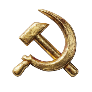 Soviet Hammer Sickle Vinyl Car Decal Sticker – Waterproof & UV-Resistant 3.4133333333333336"