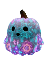 Glowing Halloween Ghosts Vinyl Car Decal Sticker – Waterproof & UV-Resistant 8.96"