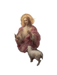 Jesus Saves Sheep Vinyl Car Decal Sticker – Waterproof & UV-Resistant 8.213333333333333"