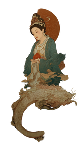 Empress Goddess Fresco Vinyl Car Decal Sticker – Waterproof & UV-Resistant 4.8533333333333335"